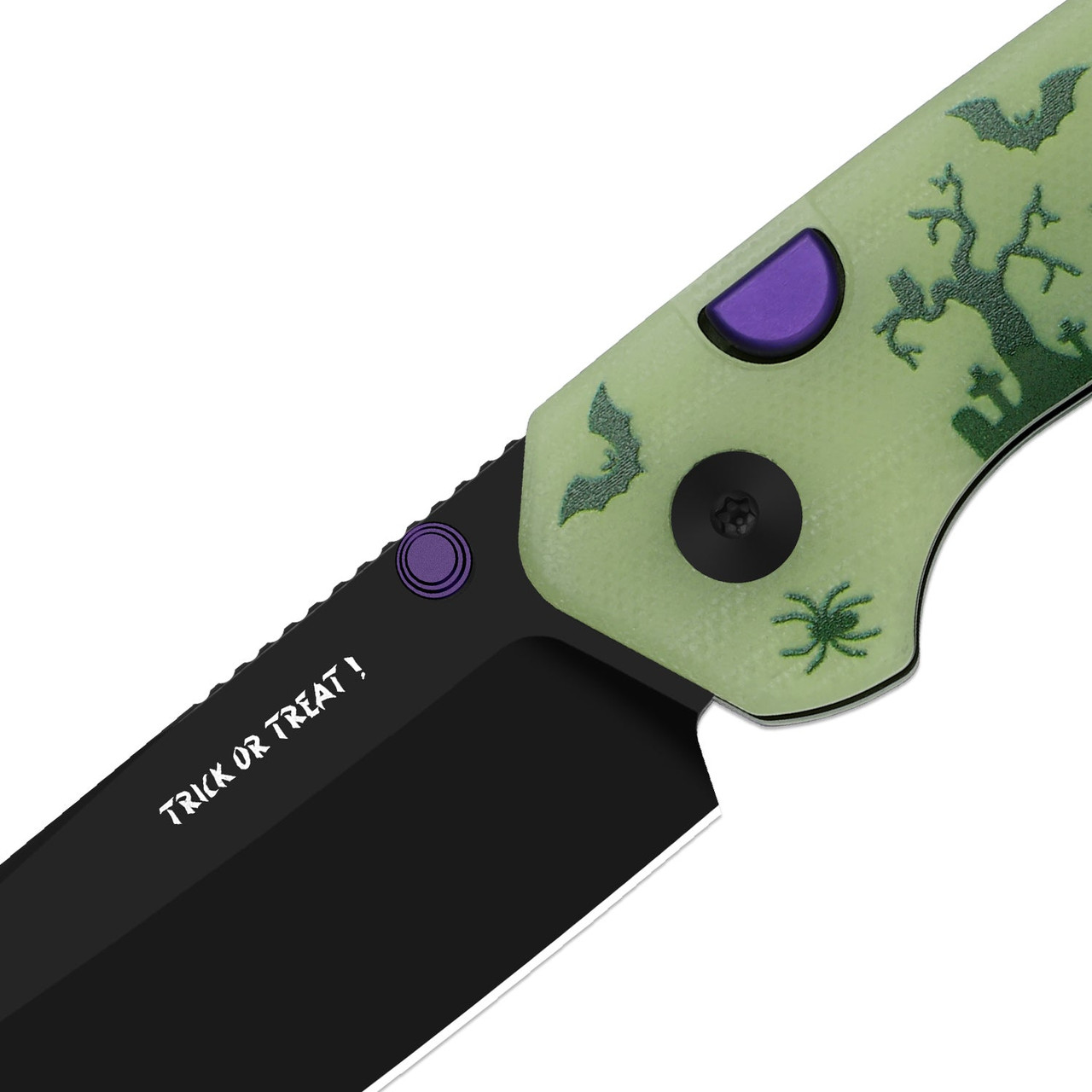 Kizer Halloween 2026 Madrac Button Lock Folding Knife Black PVD