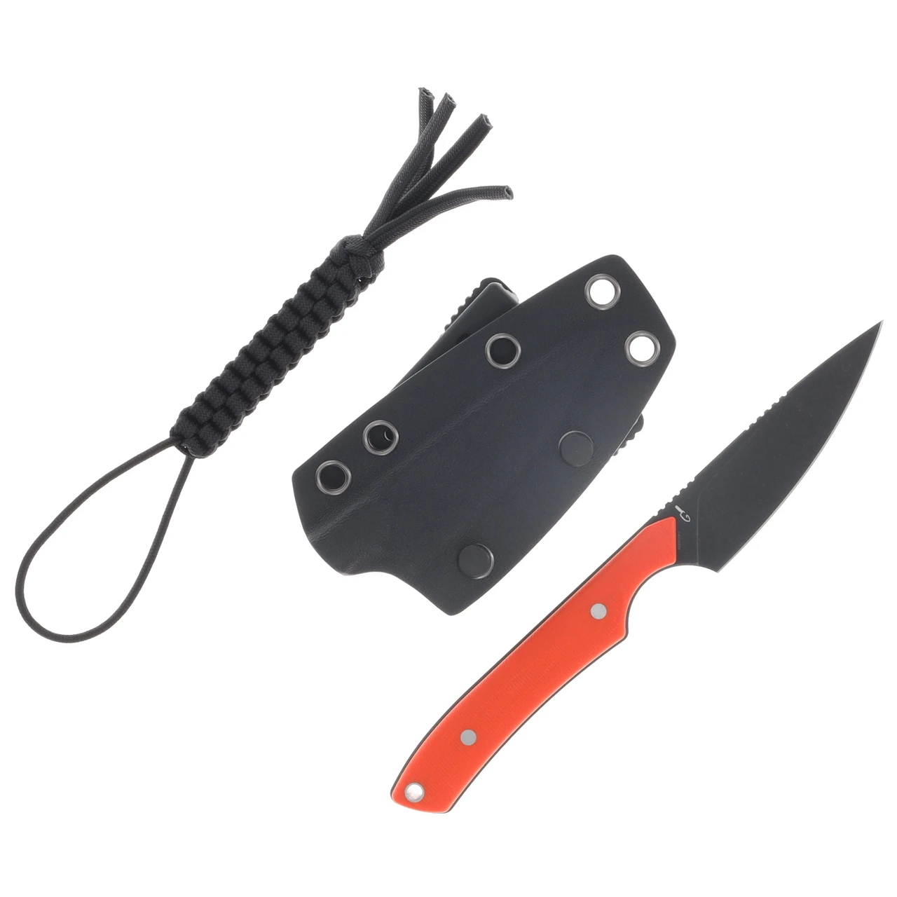 CIVIVI High Grass Field Fixed Knife Orange G-10 Handle Black SW 14C28N Blade C25084-1