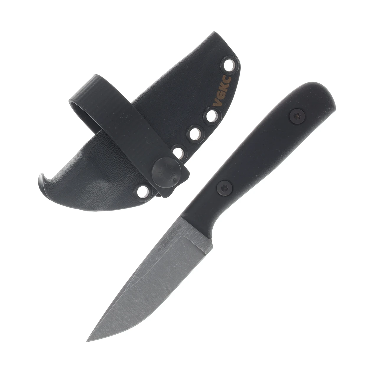 Very Good Knife Co Wasp Black Micarta Handle Stonewash AEB-L Blade VGKCWBM