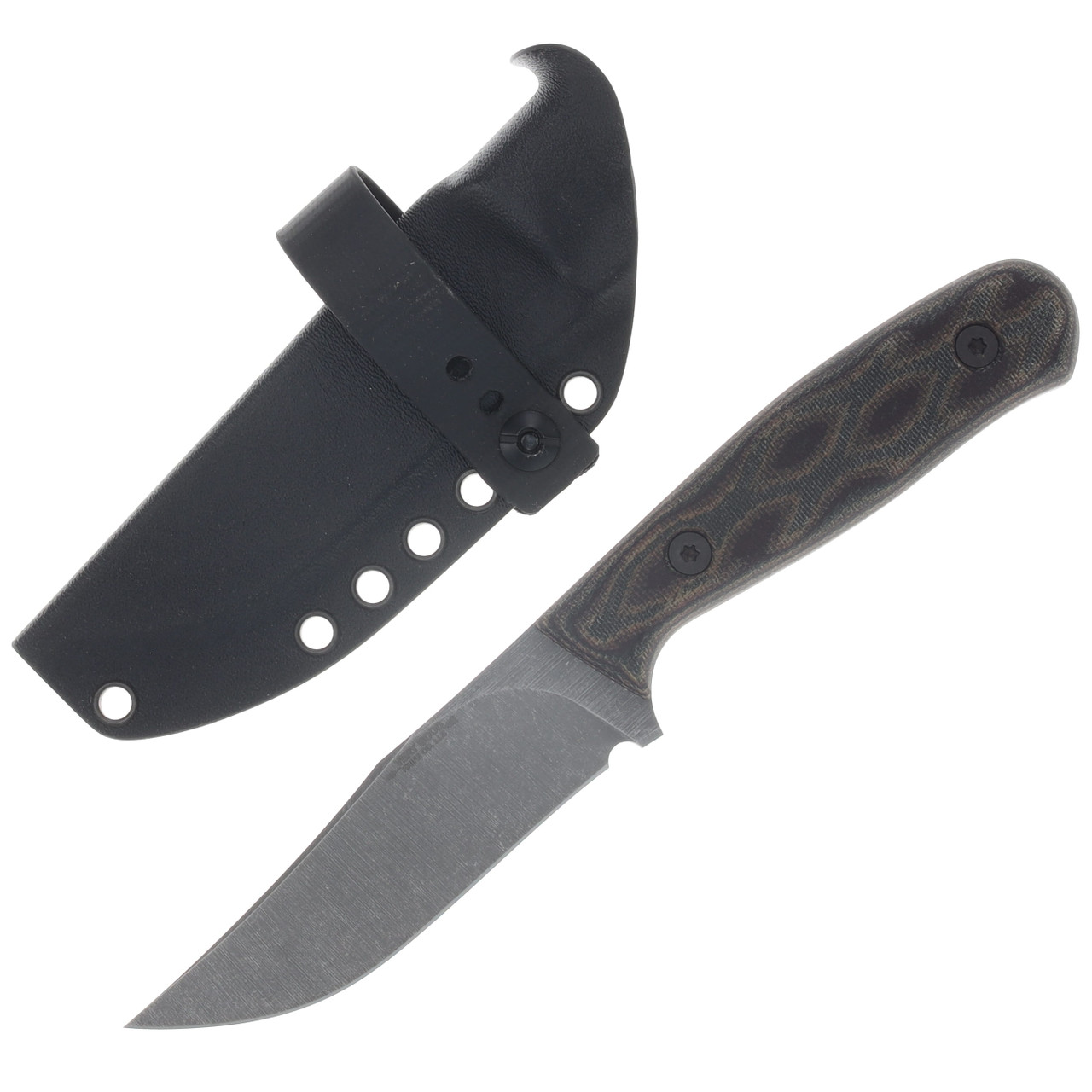 Very Good Knife Co Revelation Python Micarta Handle Stonewash AEB-L Blade VGKCRPM