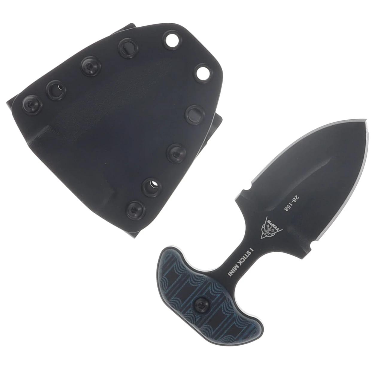 TOPS I Stick Mini Fixed Blade Push Dagger with Kydex Sheath TPISTKM-01
