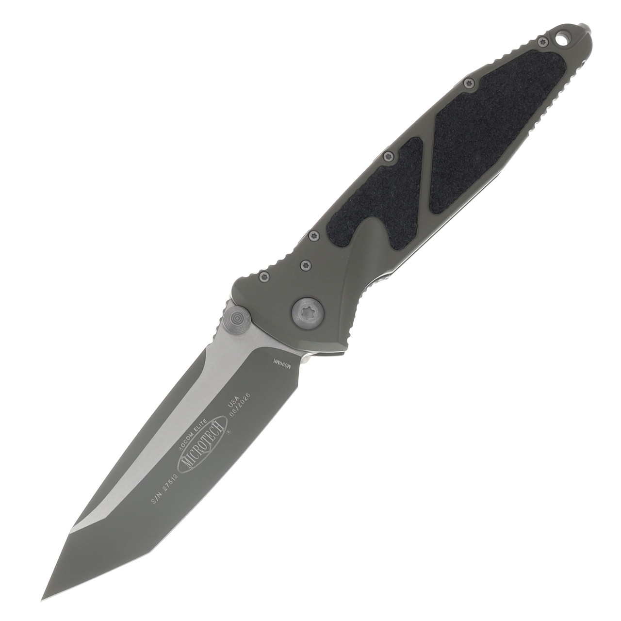 Microtech SOCOM Elite Linerlock Folder T/E Cerakote Moss Green Standard MT1611MGC21Z13