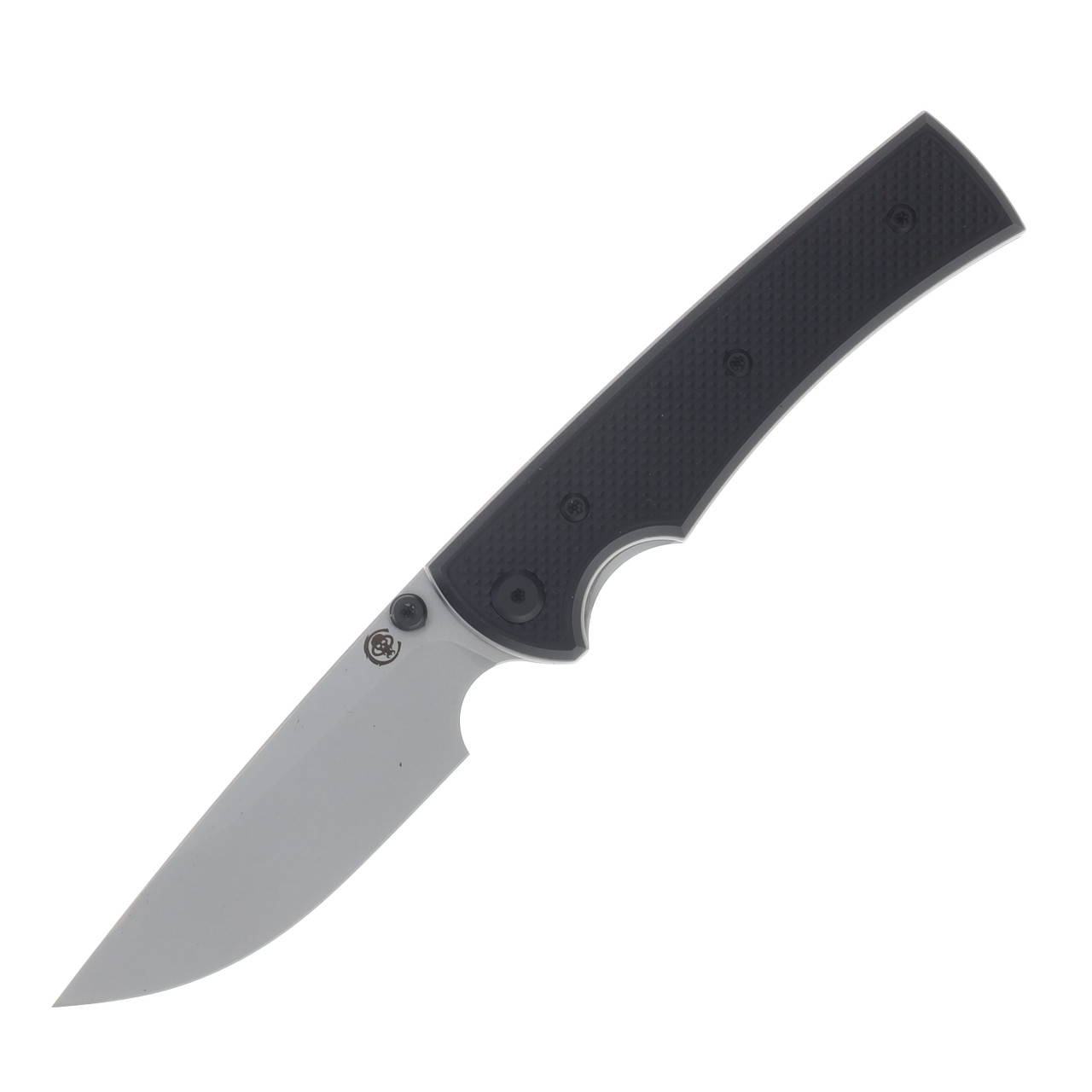 Chaves Blue Label Liberation 229 Linerlock Folder Aluminum Knurled Black PVD Black TI SW DP CK-2A2-1B9A-2D1-BL