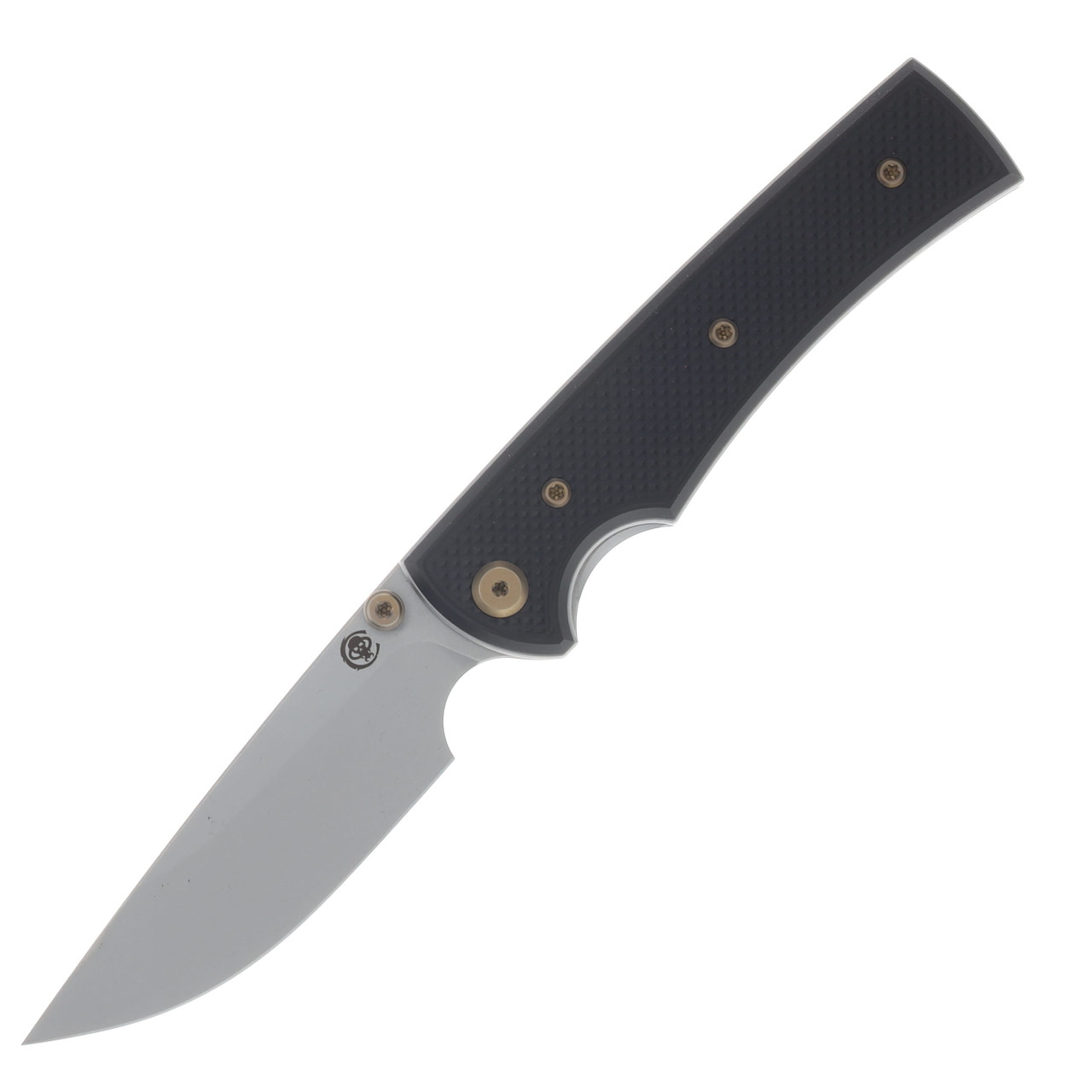 Chaves Blue Label Liberation 229 Linerlock Folder Aluminum Knurled Black PVD Bronze TI SW DP CK-2A2-1B9A-2D1-BR
