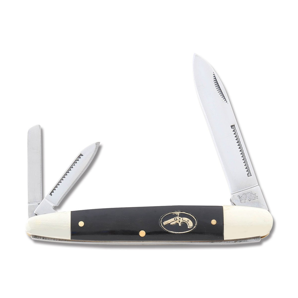 Frost Wild Turkey Cutlery Buffalo Horn Whittler Folding Knife