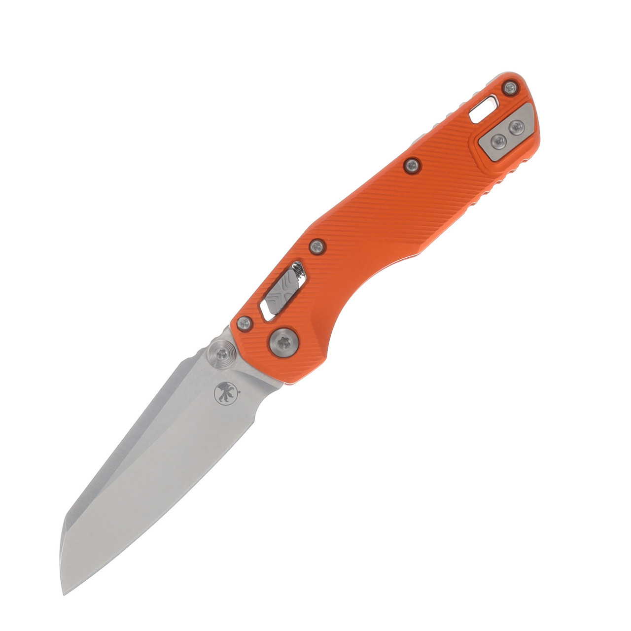 Microtech MSI Mini RAM-LOK Folder S/E SW Standard Fluted Aluminum Orange MT210M10FLOR