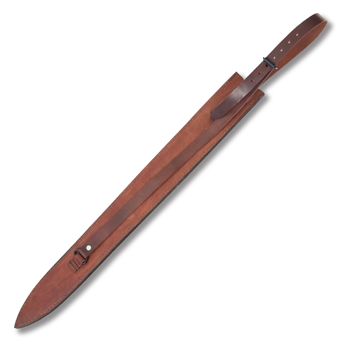 Szco Supplies Knight Sword Wood with Brass Inlay 31in Overall