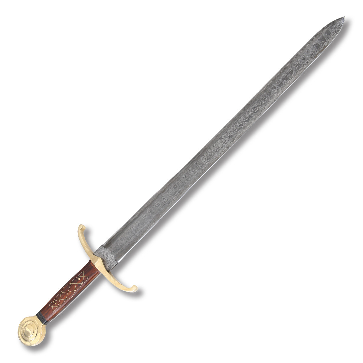 ID:8089 TON ストックホルム 7本 スポーク チェコ製 美品 Szco Supplies Knight Sword Wood with Brass Inlay 31in Overall