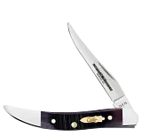 Case Small Texas Toothpick Purple Sawcut Jigged Bone Limited Edition XL CA36022