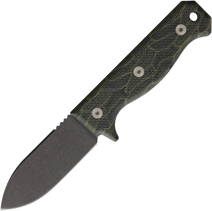 Maratac ERGO R4A Pro Fixed Blade Knife OD Green G10 Black Oxide D2