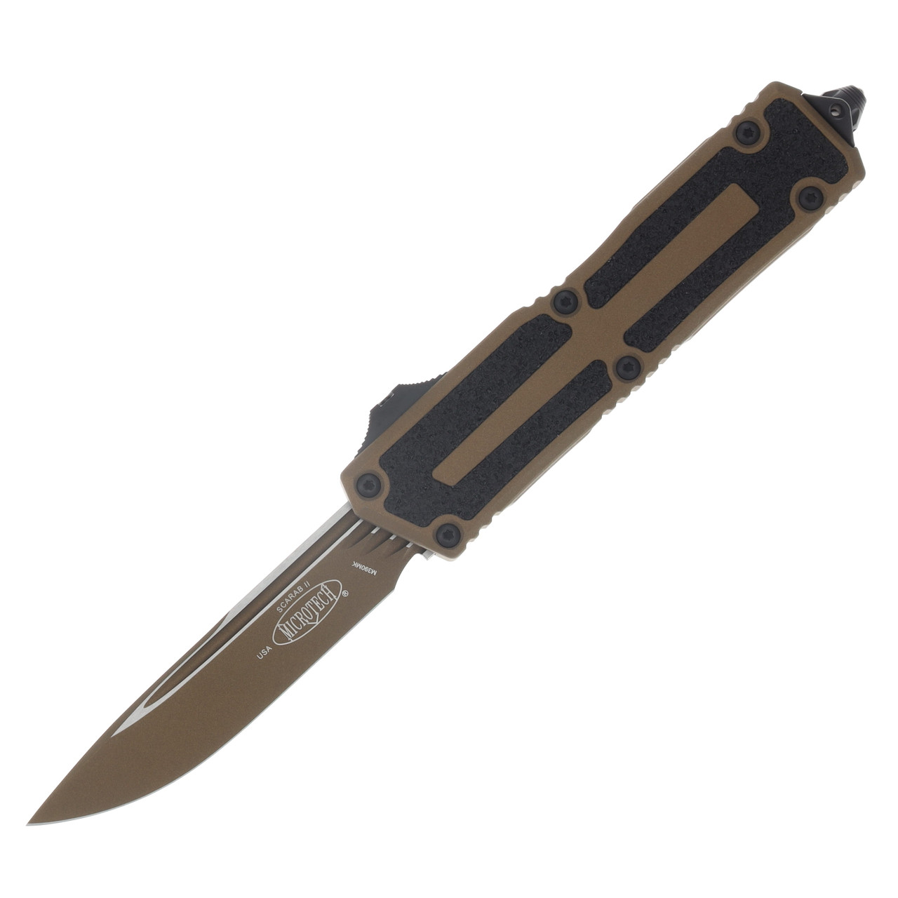 Microtech Scarab II Gen III OTF Automatic Burnt Bronze Cerakote S/E AUMT12781UBC19Z4