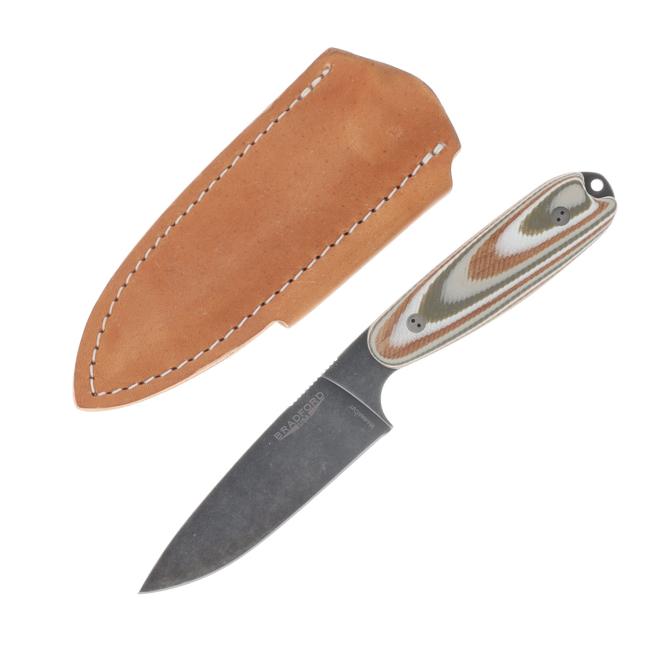 Bradford Guardian 3.5 XL Fixed Blade Nimbus Magnacut/3D Snow Camo G-Wood BRAD3742