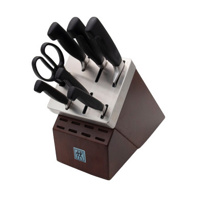 Zwilling J.A. Henckels Four Star 8-Piece Self-Sharpening Block Set