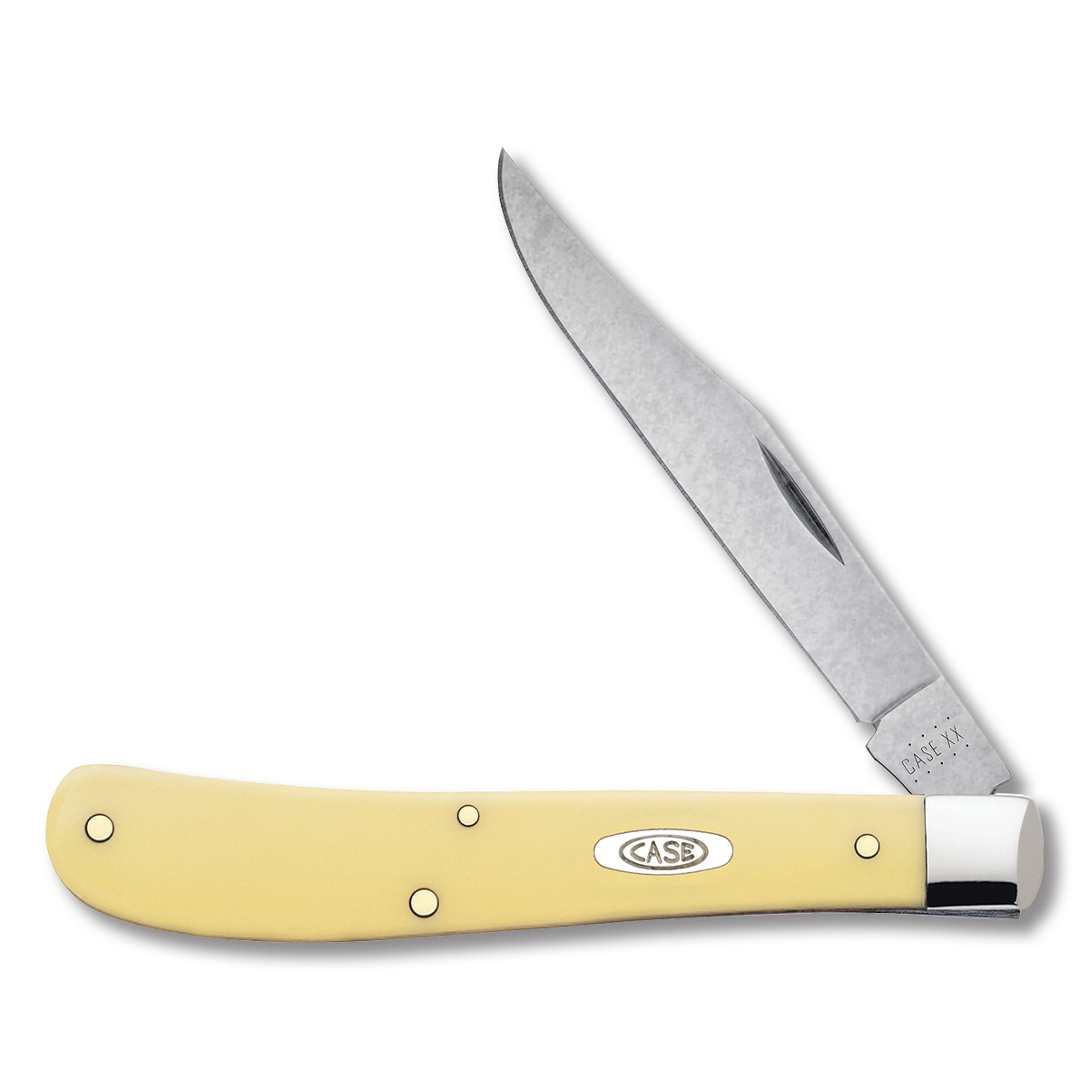 Case XX Yellow Synthetic Tru-Sharp Surgical Steel Slimline Trapper