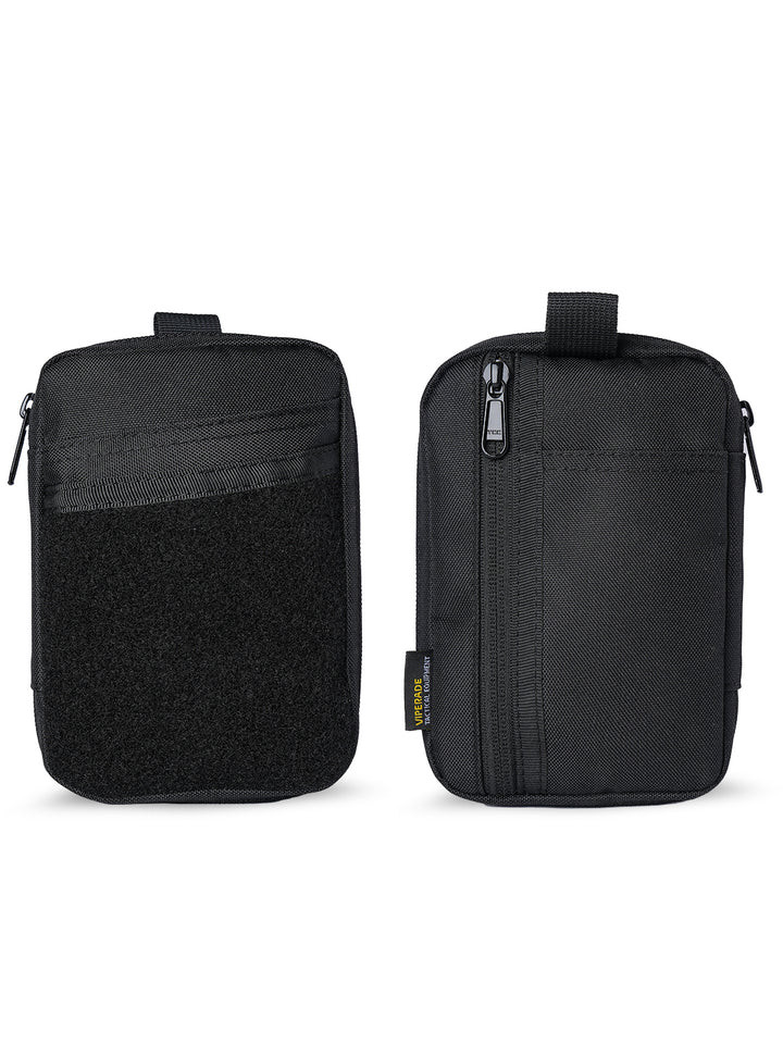 Viperade VE32 EDC Pouch Pocket Organizer with Velcro Area Black VE32BK