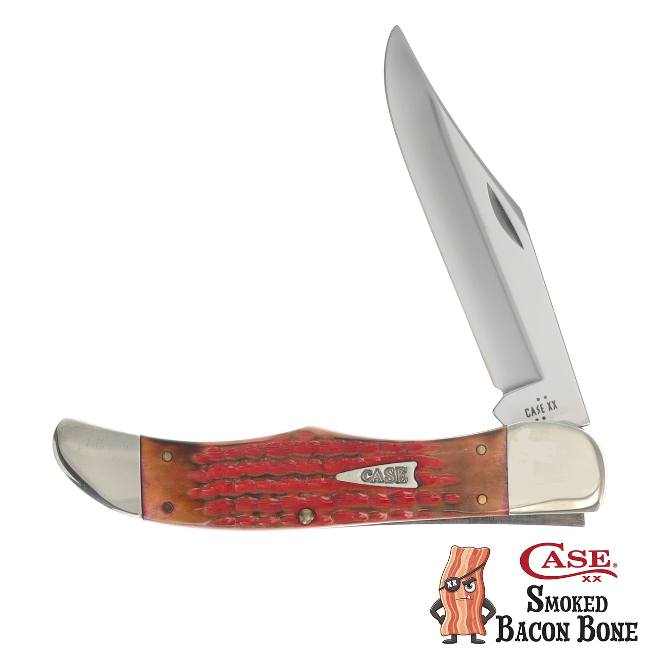 Case SMKW Exclusive 1-Bld Folding Hunter Burnt Bacon Bone CA44553 ...