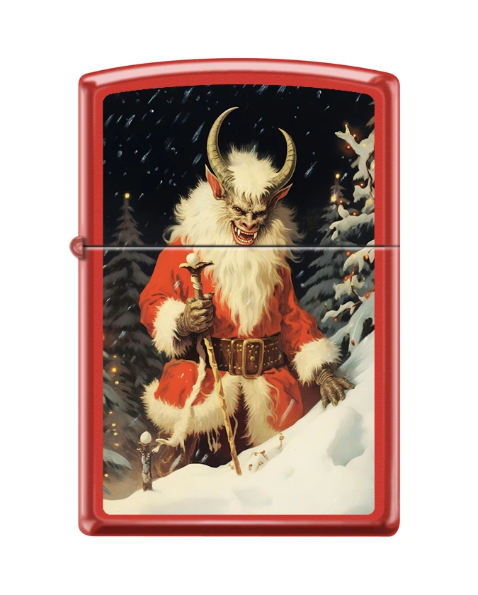 Zippo SMKW Exclusive 2026 Christmas Krampus Devil in Snow ZP427254