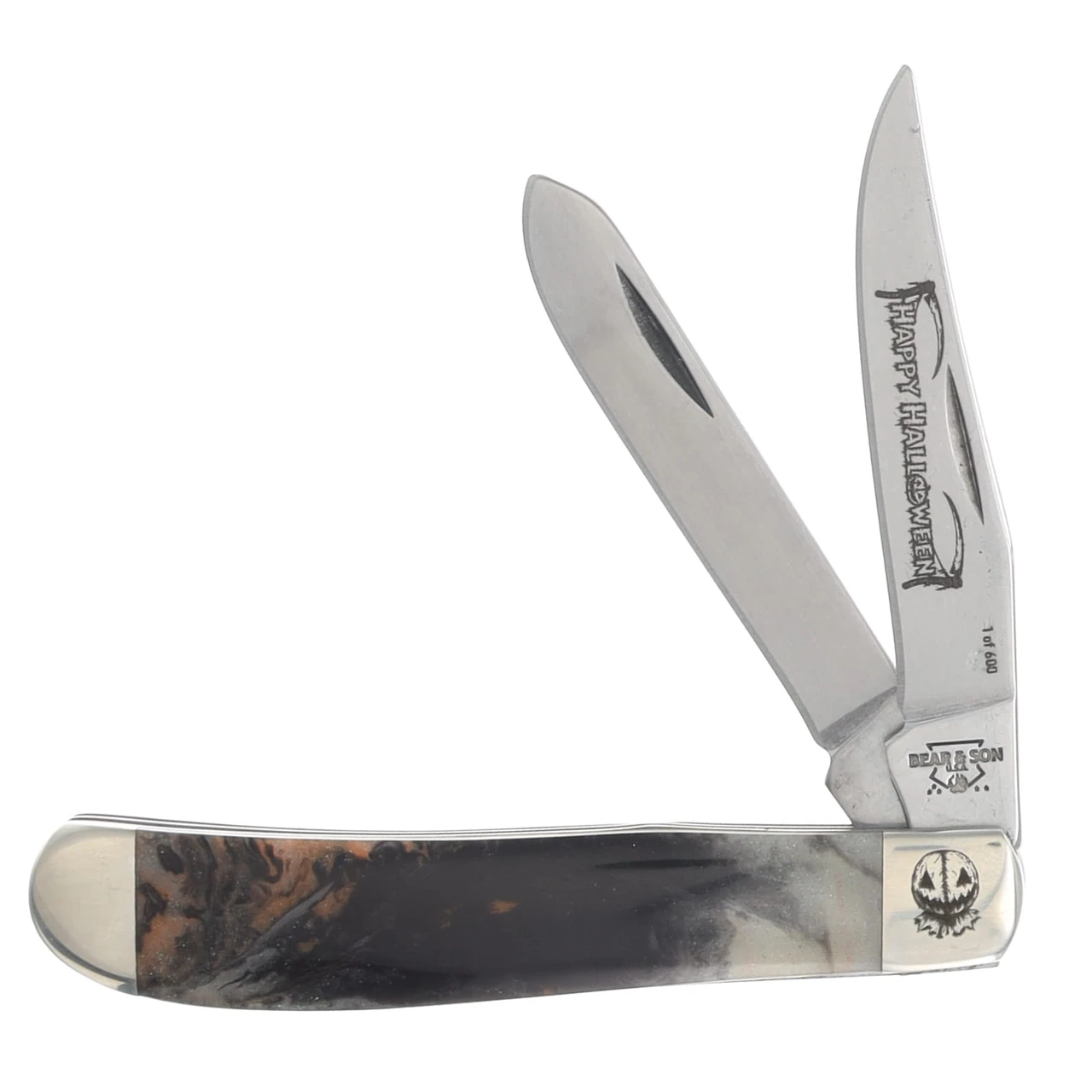 Bear & Son SMKW Exclusive Samhain Halloween 2026 Glow in the Dark and UV Reflective Mini Trapper BR907H26