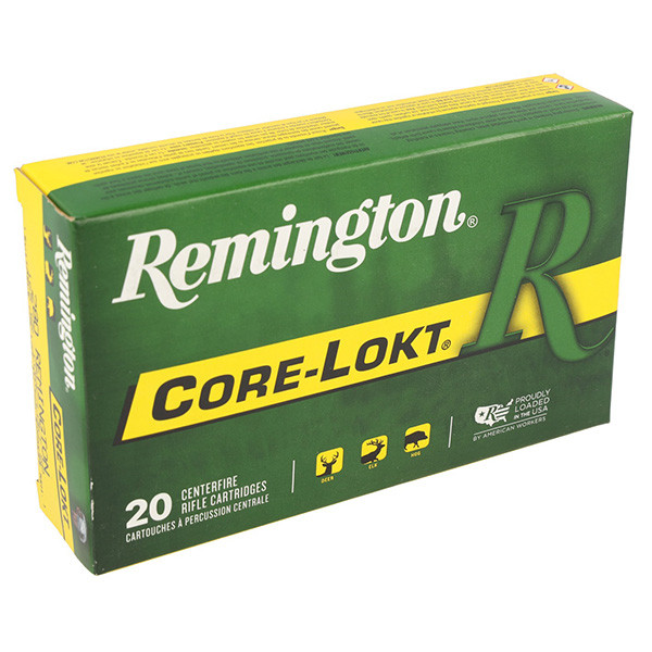 Remington Core-Lokt 280 Remington Rifle Ammunition 20 Rounds Brass Centerfire 165 Grain Core-Lokt SP