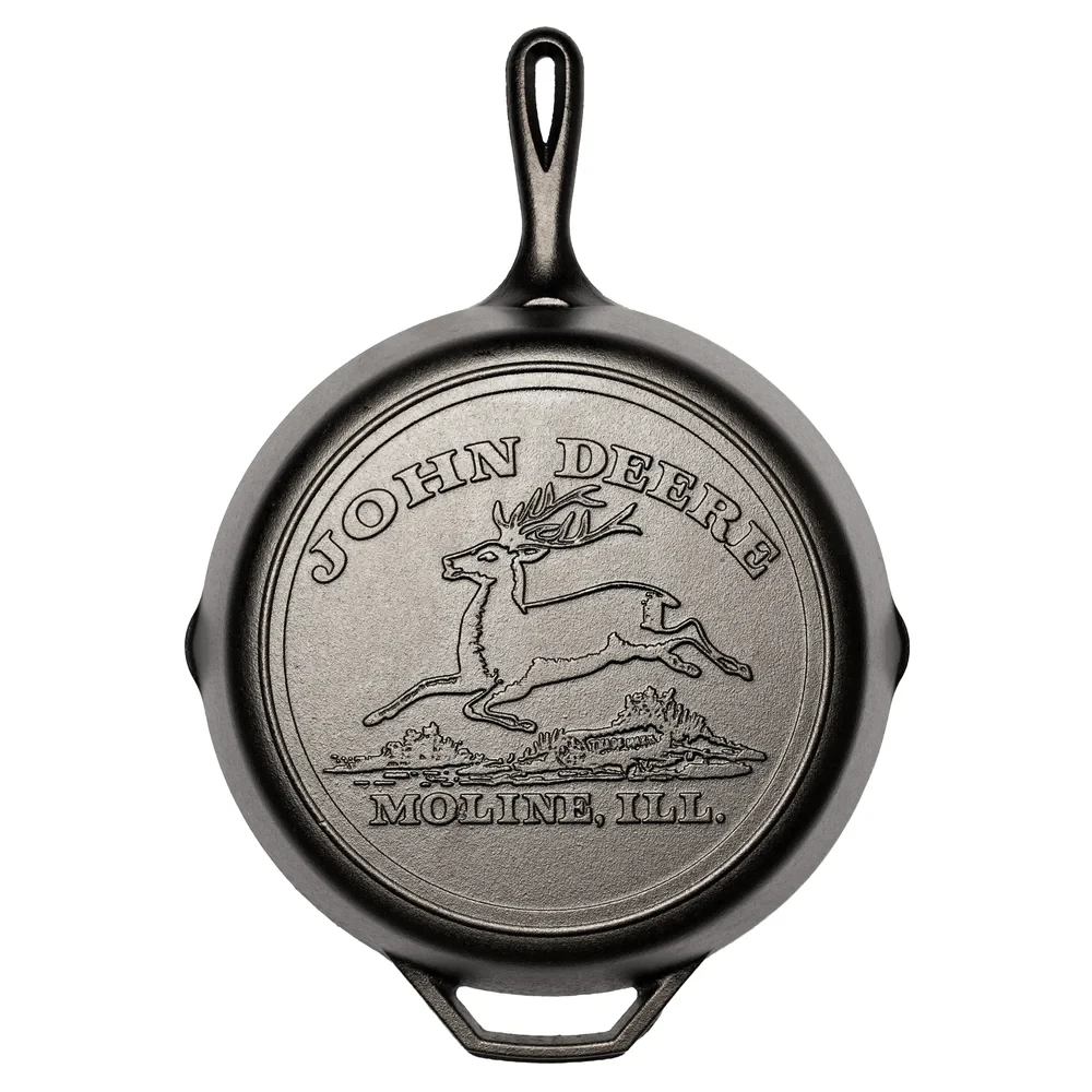 Lodge Cast Iron 12 Inch Seasoned Skillet John Deere Hometown