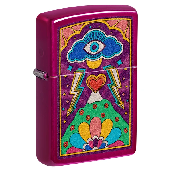 Zippo Seeing Eye Candy Raspberry Lighter ZP47266
