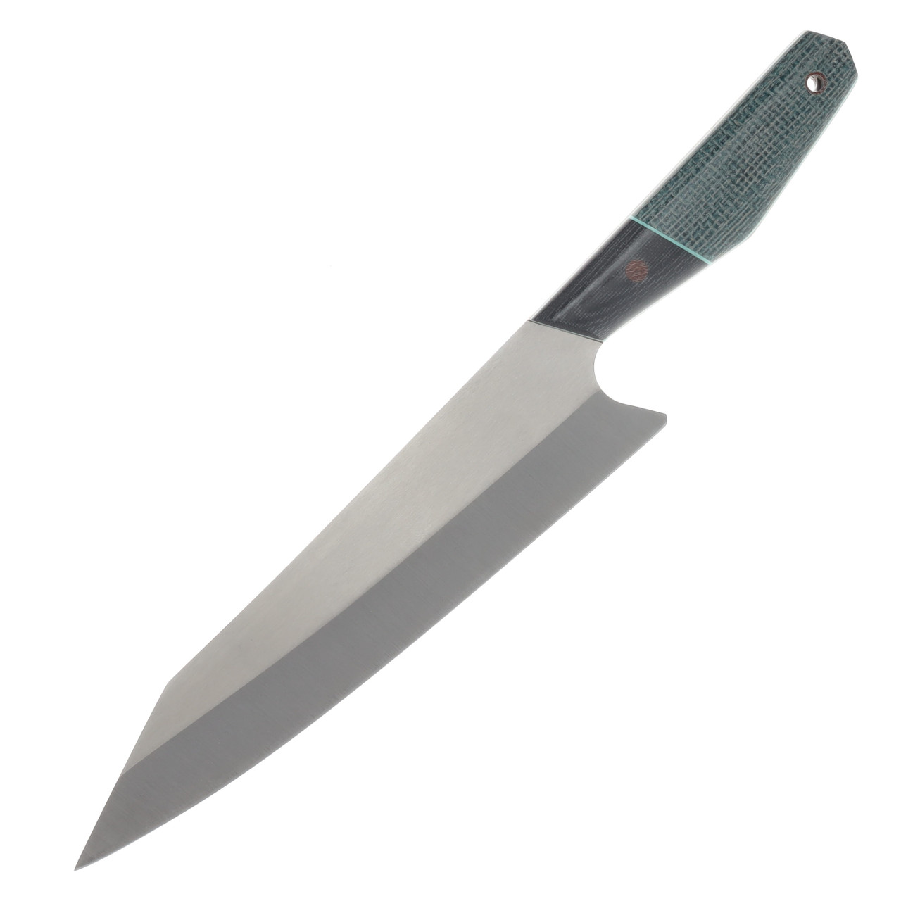 Red Crow 8" Chef's Knife Nitro-V/Segmented Burlap Micarta RC8CSBM