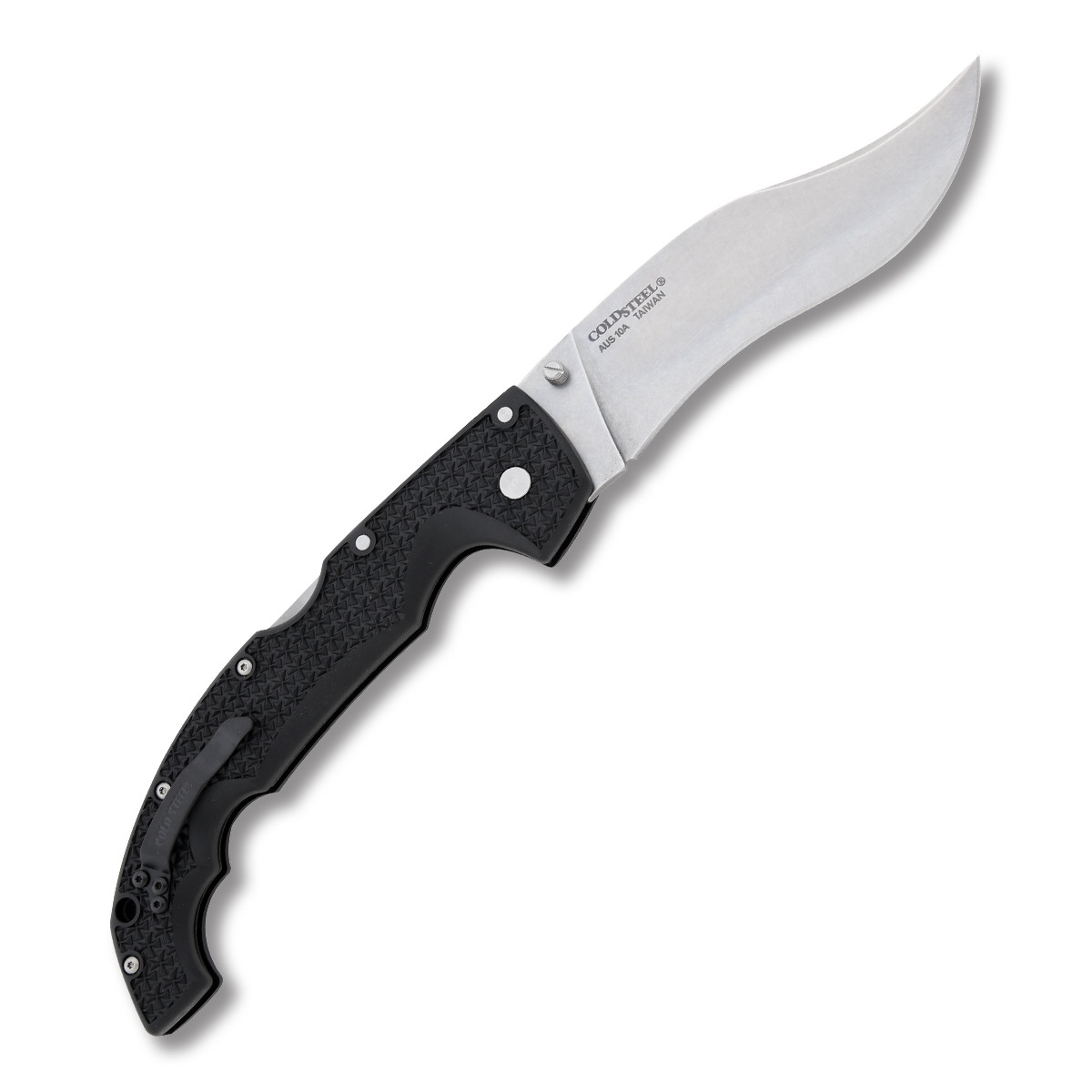 Cold Steel Voyager XL Folding Knife Vaquero 5.5in Plain Kukri