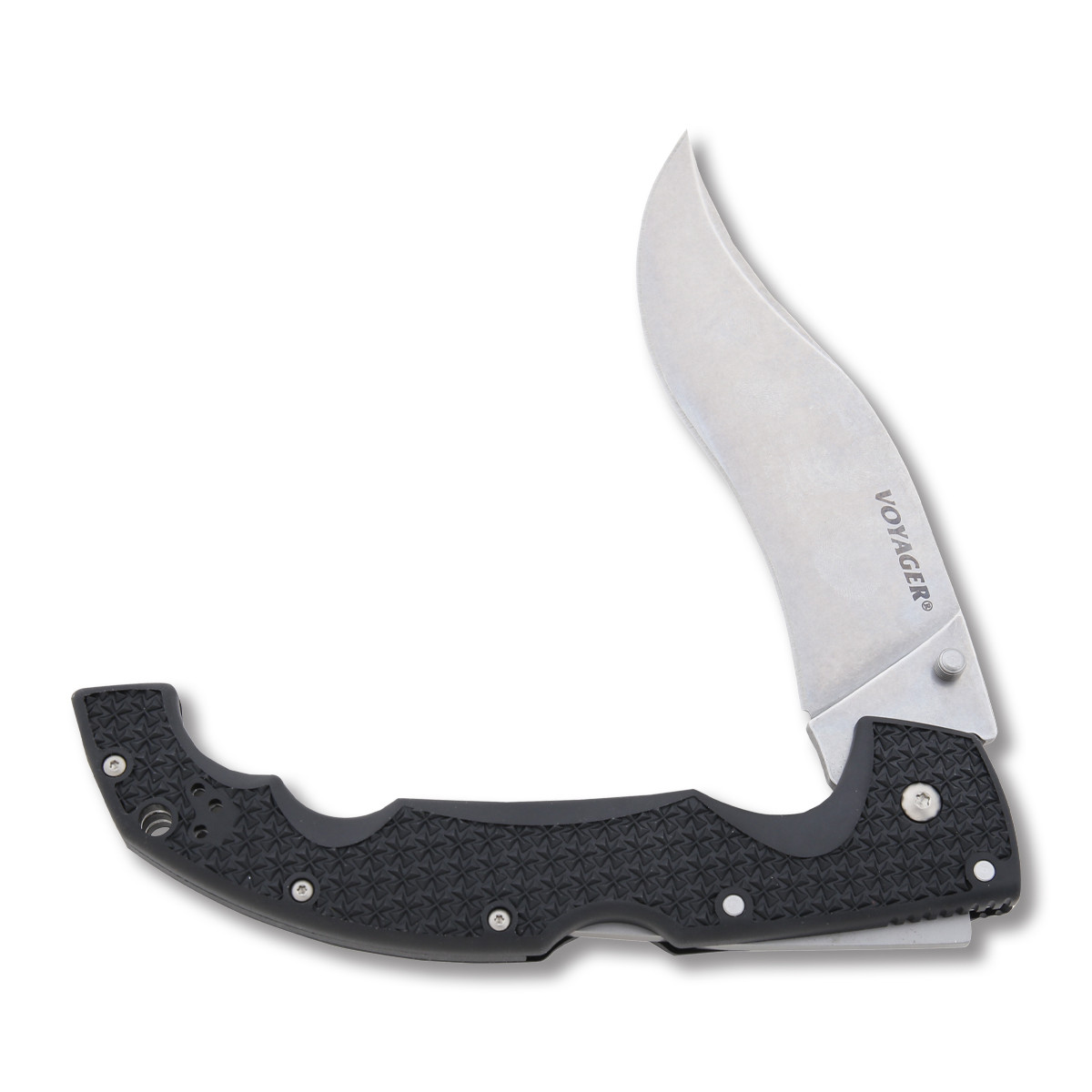 Cold Steel Voyager XL Folding Knife Vaquero 5.5in Plain Kukri