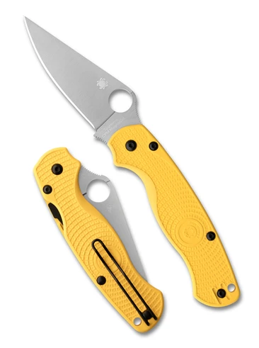 Spyderco Para Military 2 Lightweight Salt Plain Edge CPM MagnaCut Folding Knife SPC81PYL2