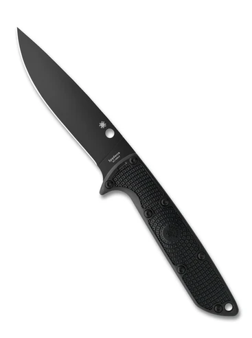 Spyderco Pathway Lightweight Fixed Black Blade Black FRN - Black 9Cr18Mov W/Sheath SPFB59PBBK