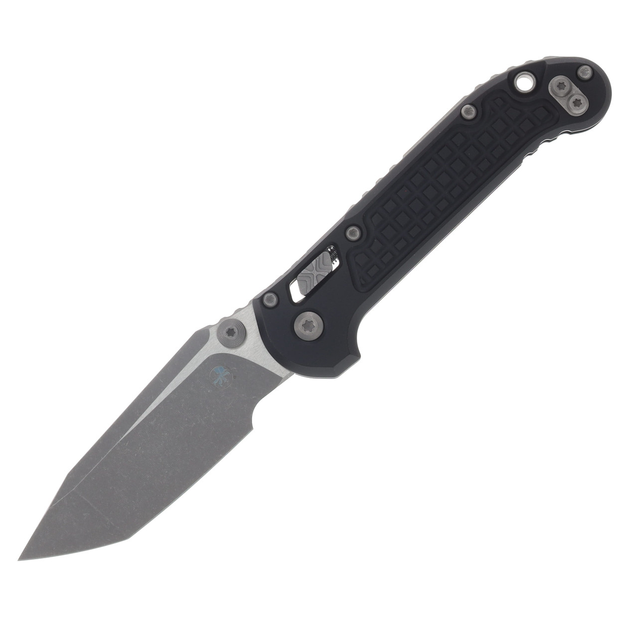 Microtech LUDT RAM-LOK Folding Knife Apocalyptic T/E Frag-Patterned Black MT1136RL10APFR