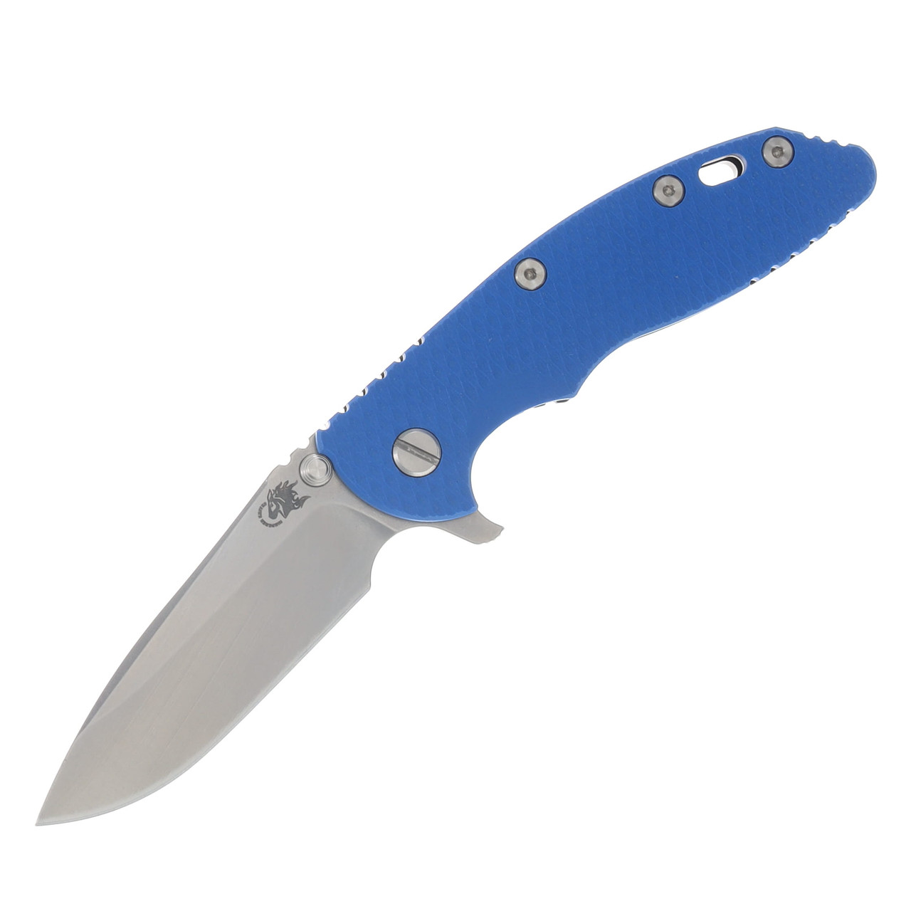 Hinderer XM-18 3.5 Spearpoint Tri-Way Folder Blue G-10 SW DLC Frame SW Blade KXM35SPETWDLCSWSWBLDBL
