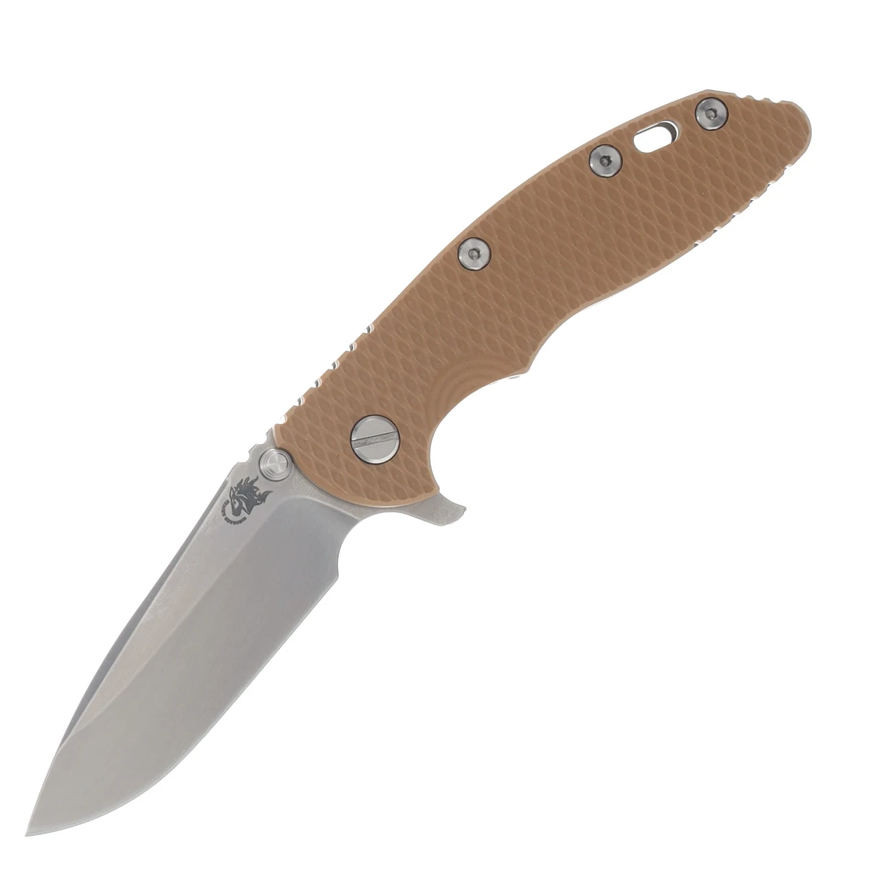 Hinderer XM-18 3.5 Spearpoint Tri-Way Folder Stonewash Coyote G10 Handle KXM35SPETWSWCOY