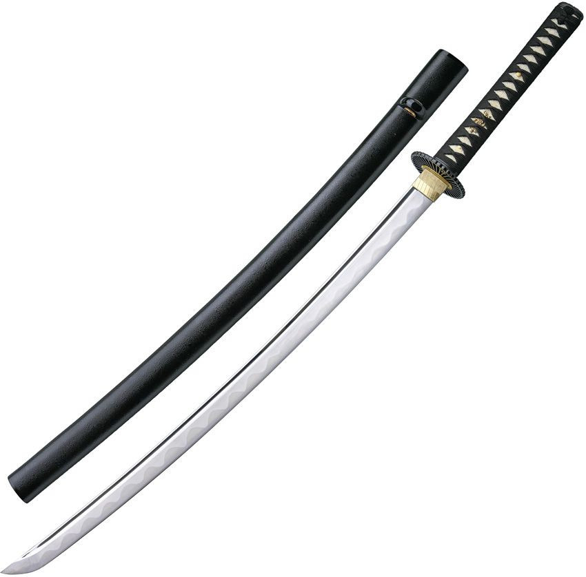 CAS Hanwei PSK Plus XL Light Katana Black Handle 28.5in Plain Blade