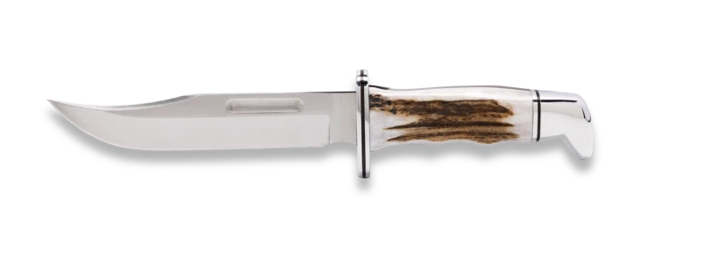Buck 119 Special Knife Fixed Blade Elk Stag Edition with Aluminum Handle BU14615