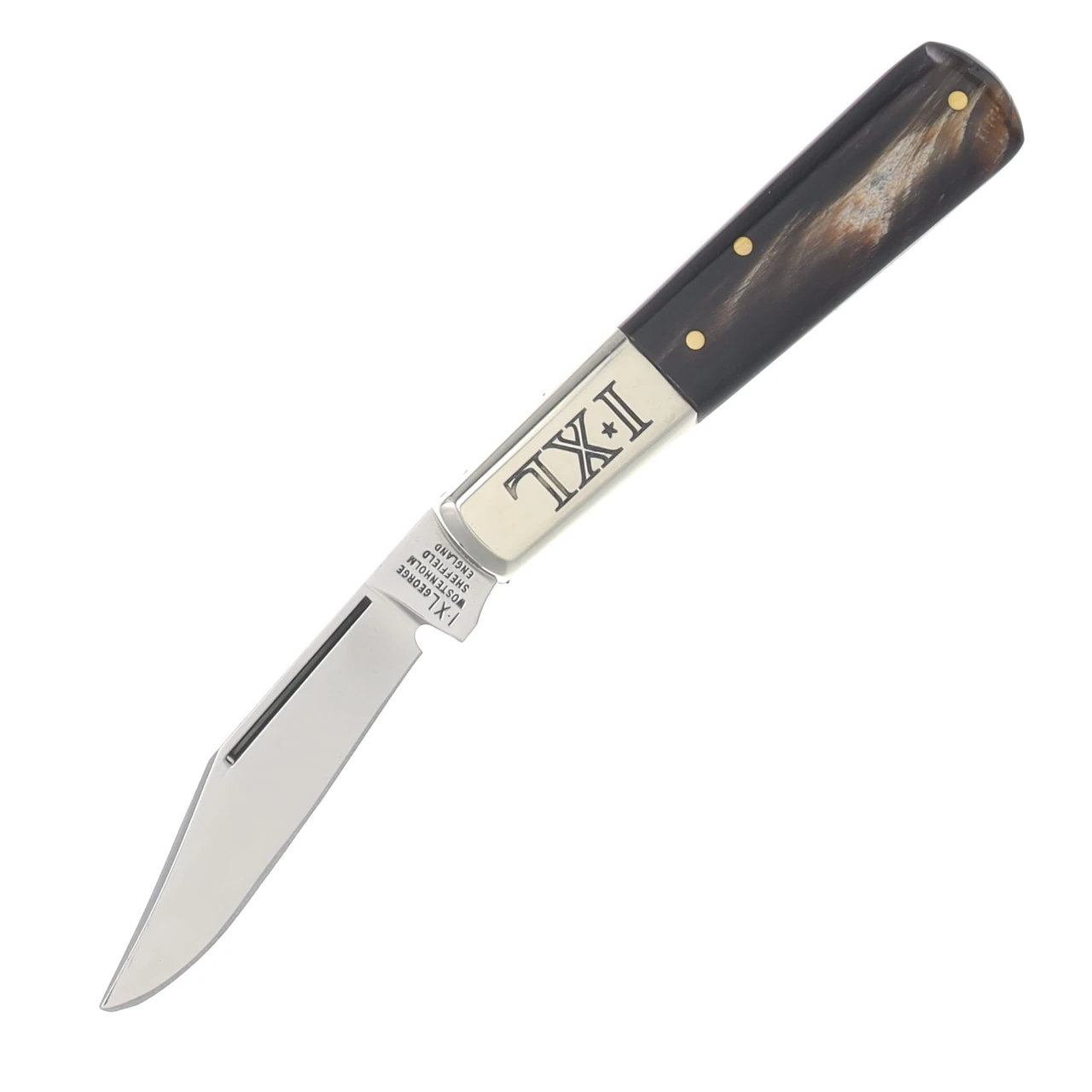 Rodgers Wostenholm Clip Point Barlow Folding Knife Buffalo Horn HKGW1500BUF1P