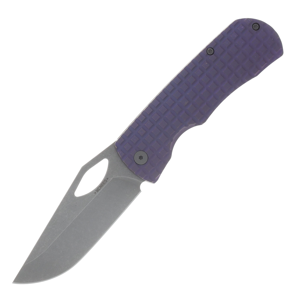 McNees 3.25 Little Dixon Frag Violet Atomic Magnacut Blade MCLITTLEDIXFGVIOAT
