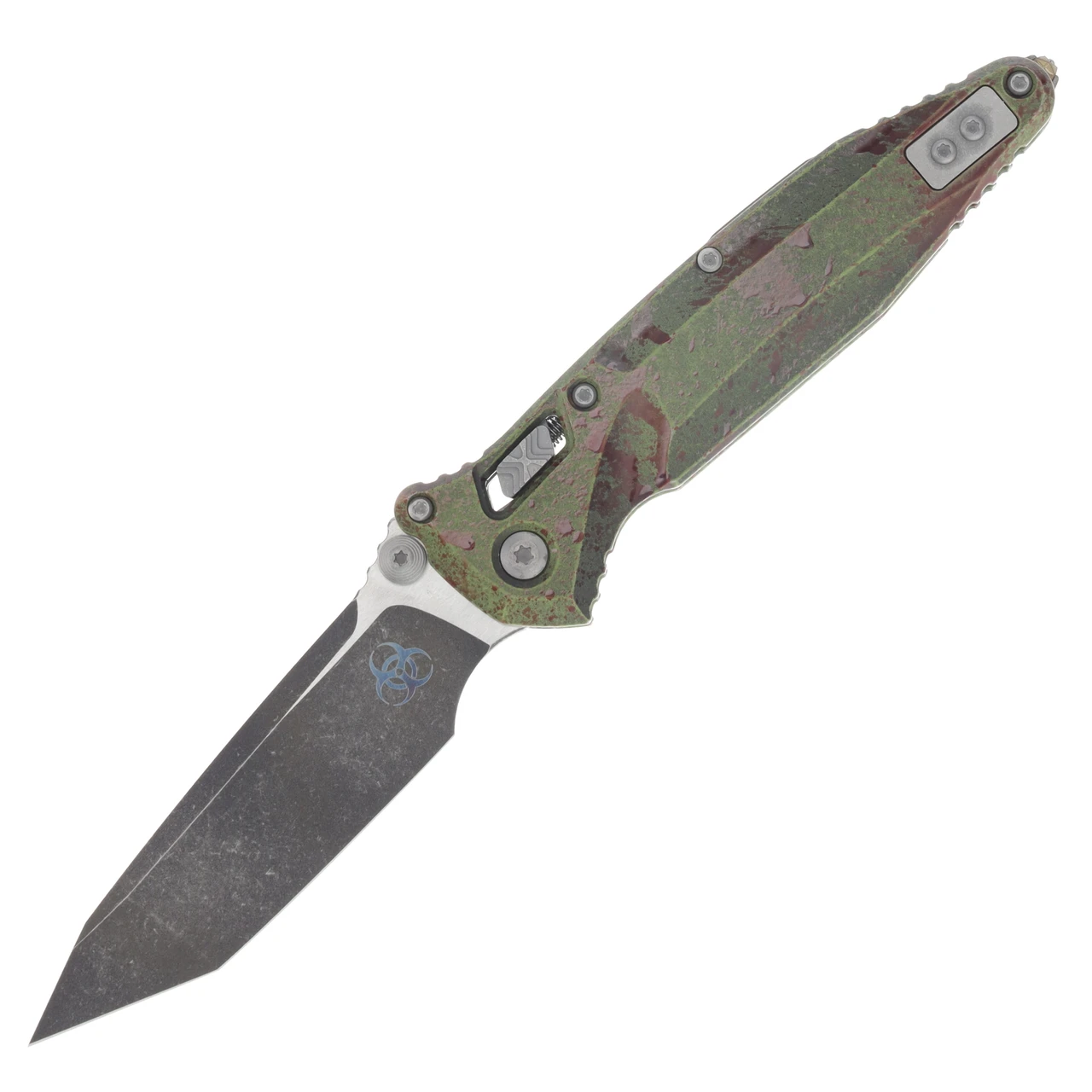 Microtech Socom Delta RAM-LOK T/E Standard Outbreak Signature Series MT163RL1OBS