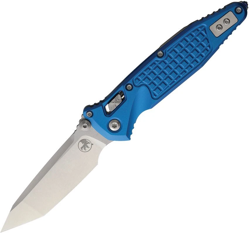 Microtech Socom Elite RAM-LOK Frag Blue Aluminum Stonewash Tanto