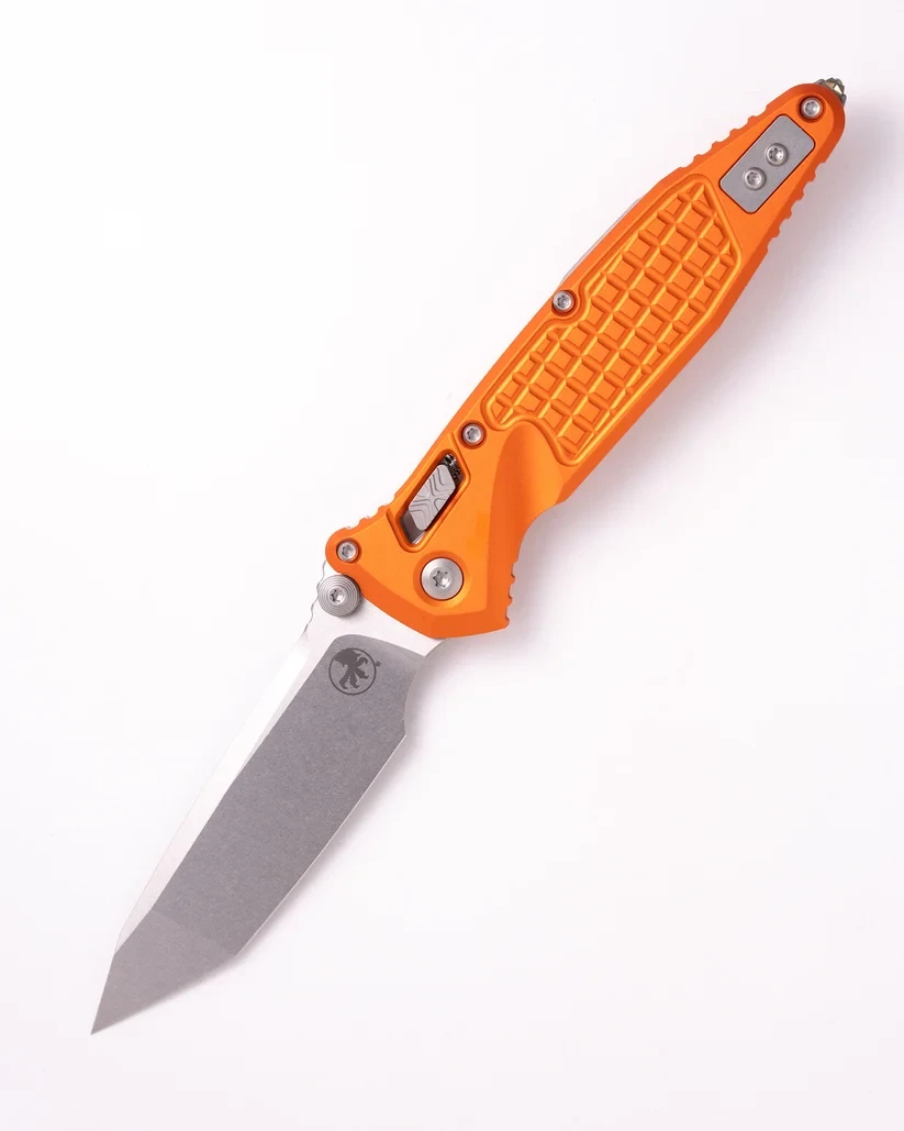Microtech Socom Elite RAM-LOK Frag Orange Aluminum Stonewash Tanto
