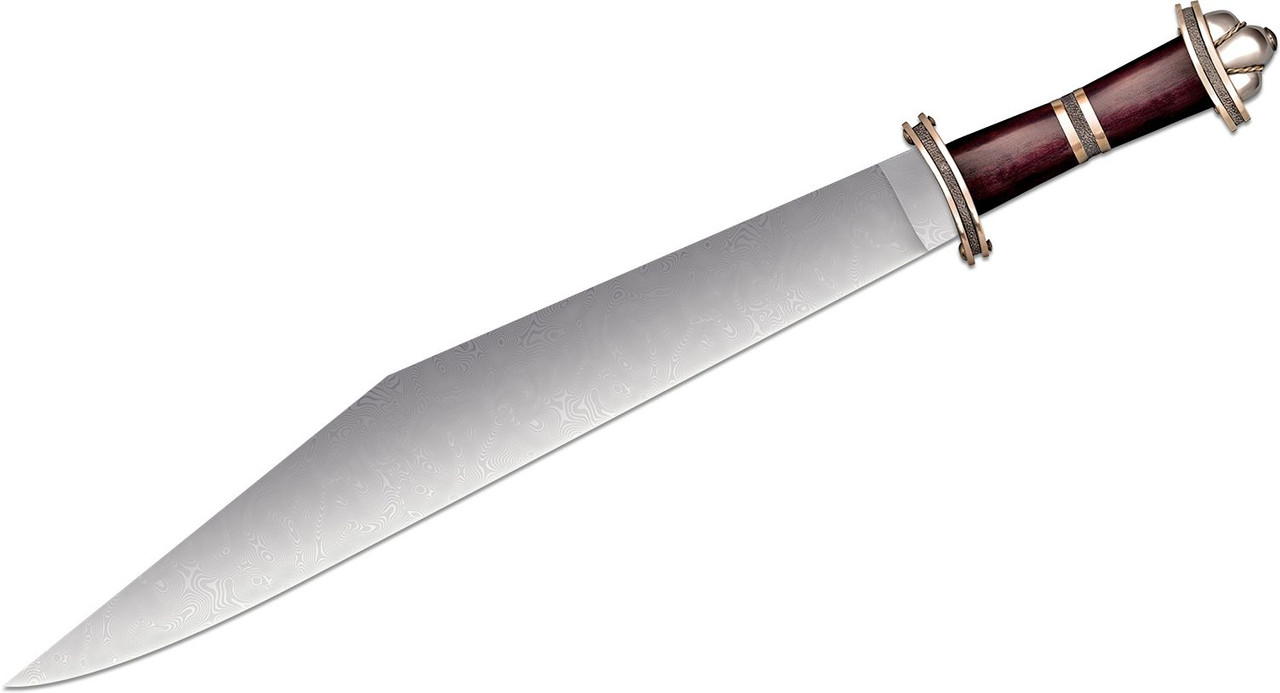 Cold Steel Viking Sword 17.25in Plain Edge Rosewood Handle