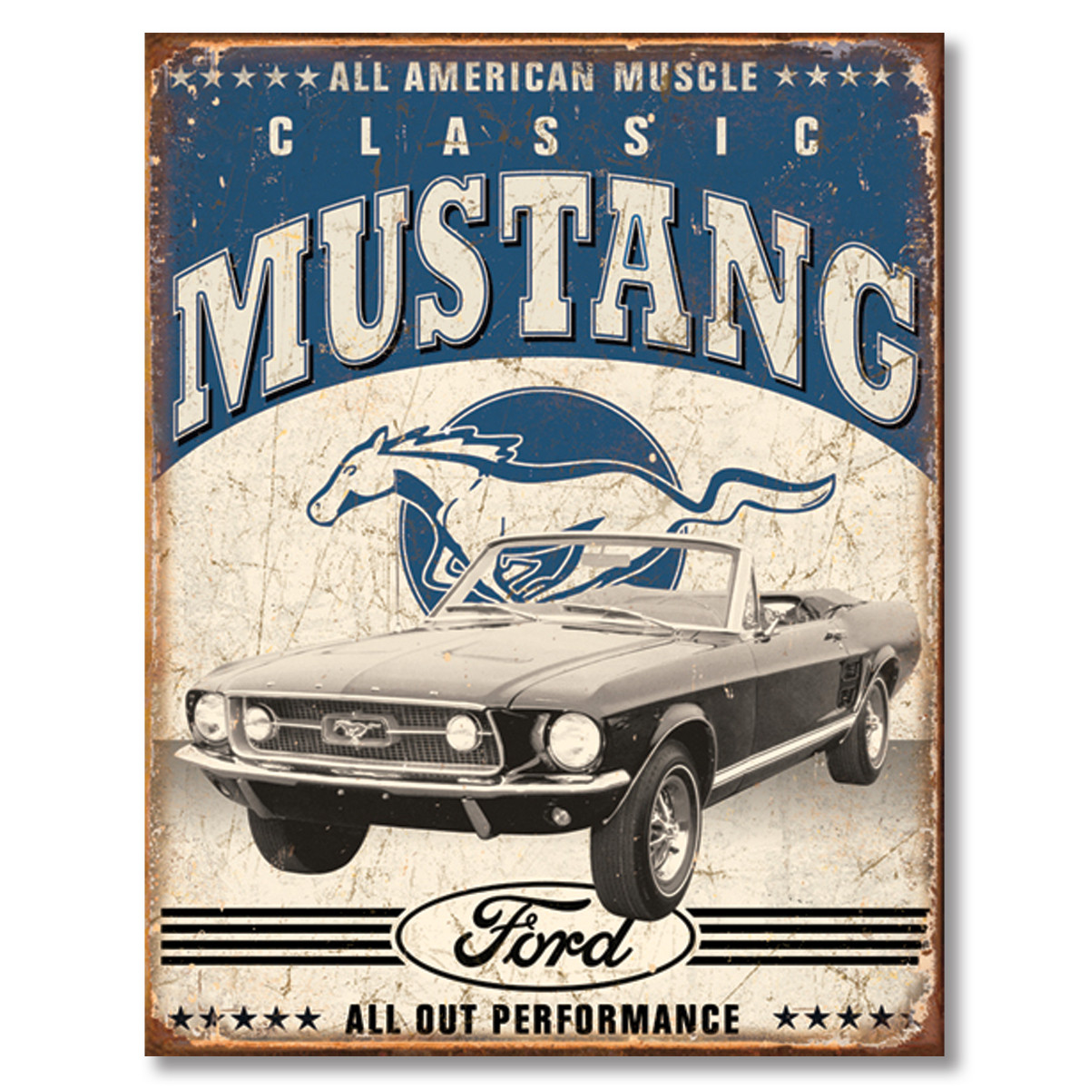 Classic Mustang Tin Sign SG1813