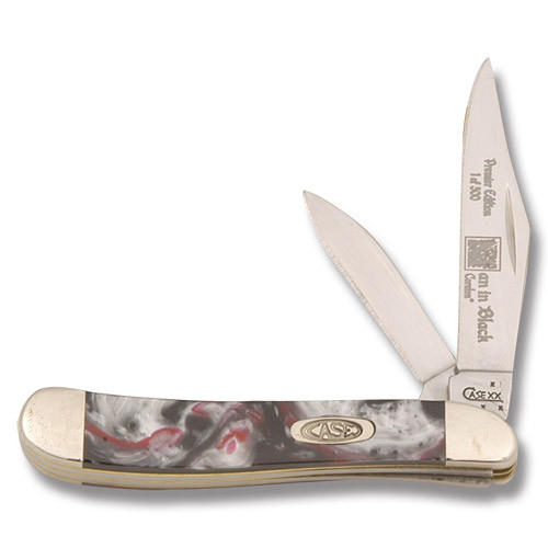 Case XX Man In Black Swirled Corelon Peanut Folding Knife