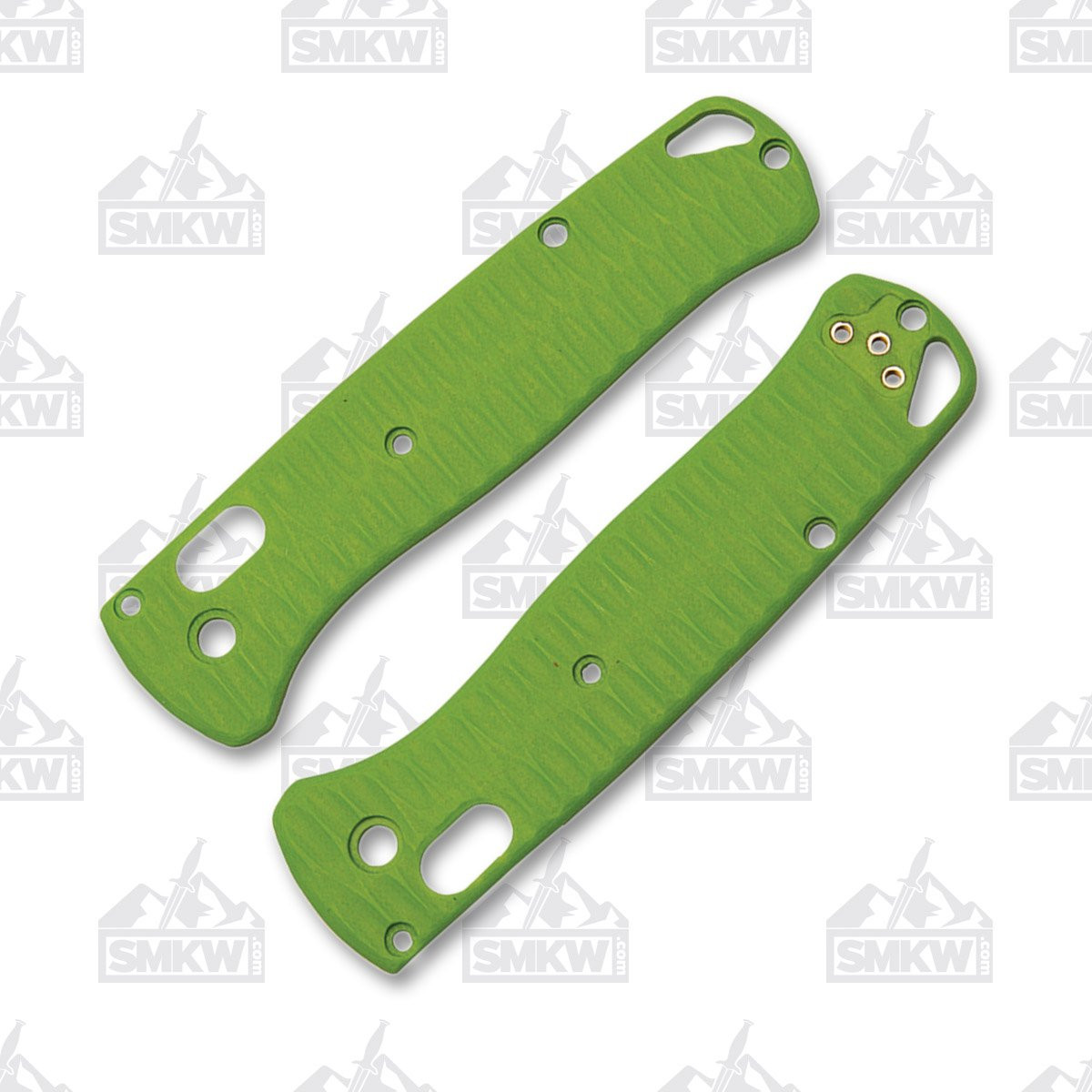 Aibote 1 Paar Aluminium Handvat Weegschalen Handvatten Patch Vervanging Grips DIY Tool Fit voor Benchmade Griptilian 551 550 (Schroeven Inbegrepen) (Zilver