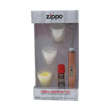 Zippo Rose Gold Lighter & Candle Set