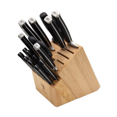 J.A. Henckels International Forged Premio 17-Piece Block Set