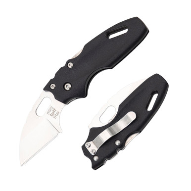 Cold Steel Mini Tuff-Lite Folding Knife 3in Plain Satin Wharncliffe 