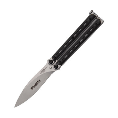 Bradley Cutlery Kimura Balisong Black Carbon Fiber BCC903
