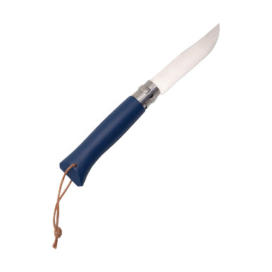 Opinel No. 08 Colorama Deep Blue Stainless Steel Folding Knife