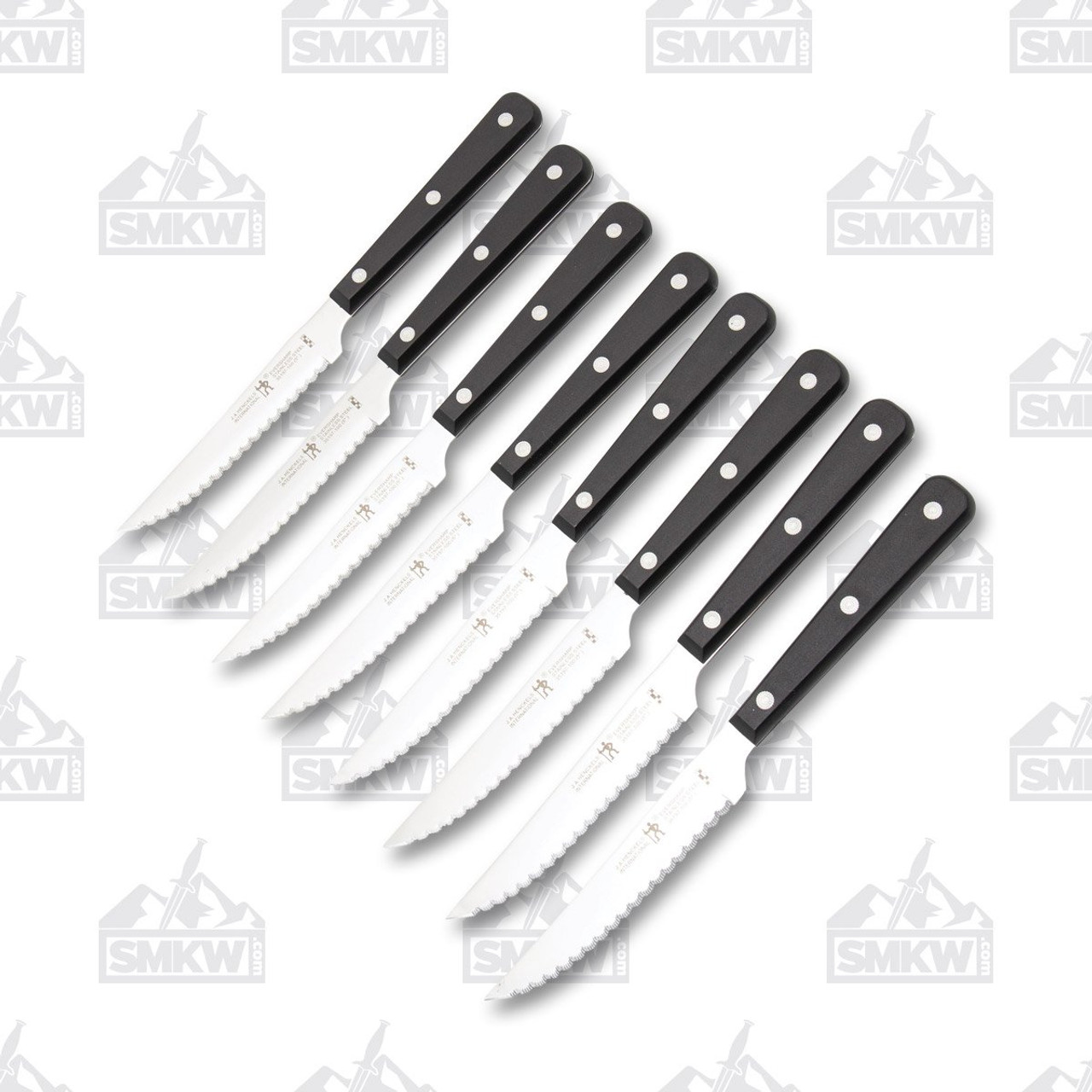 J.A. Henckels International 8 Piece Stainless Steel Steak Knife Set